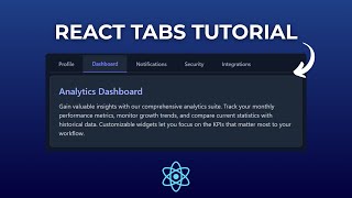 Build Modern Tabs in React JS with Tailwind CSS – Step-by-Step Tutorial