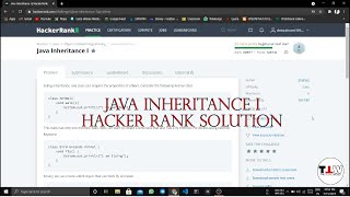 Java Inheritance I | HackerRank Solution