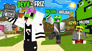 Zamieniliśmy się w YOUTUBERÓW na CAŁY DZIEŃ w Minecraft! (Friz, Wojan, Palion)