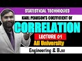 Karl Pearson's Coefficient of Correlation | STATISTICAL TECHNIQUES | Lecture 01 | PRADEEP GIRI SIR