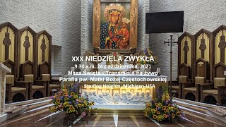 Msza Święta , 9:30 a.m. 31 października, 2021 Live stream