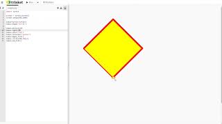 Trinket Python Turtle Lesson: Regular Polygons Using the Circle Function