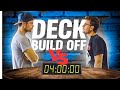 YouTuber vs Real Carpenter | Deck Challenge