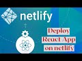 Deploy React App using Netlify, Delete, and Modify site| Deploy manually using build folder