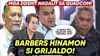 BARBERS UMINIT ANG ULO KAY GRIJALDO! GRIJALDO UMURONG ANG !TLOG!