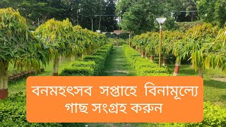 বনমহৎসব সপ্তাহে বিনামূল্যে গাছ পাবেন কোথায় জেনে নিন/Collect your free plants from Van mahotsav