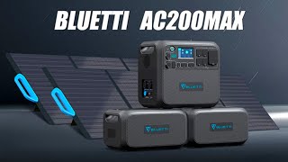 NEW BLUETTI AC 200 MAX | Best Solar generators For The Upcoming BLACKOUT