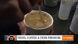 Coffee Talk - Teens Drinking Coffee