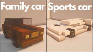 Minecraft: 5 Car Designs