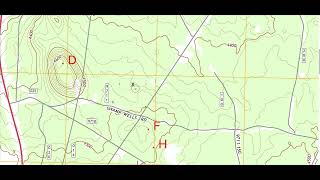 how to determine elevation on a contour map