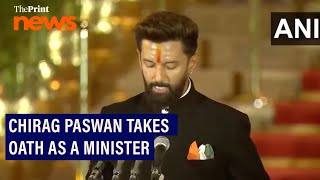 Chirag Paswan takes oath as a Minister in the PM Modi-led NDA govt
