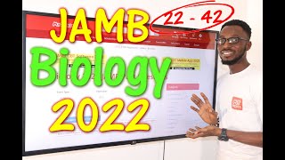 JAMB CBT Biology 2022 Past Questions 22 - 42