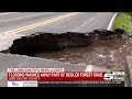 VIDEO: Flood waters wash away portion of Beidler Forest Road in Dorchester Co.