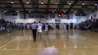 Concord's F Rivera gets huge block under basket and sends shot into the 3rd row