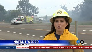 Blackwell Fire: ODF's Natalie Weber speaks about the fire