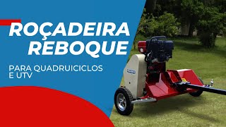 ROÇADEIRA REBOQUE TRASEIRA MOTOR GASOLINA 15CV MOLDEMAQ