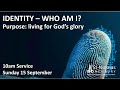 St Nic's Sunday Service - 10am on 15 September (Purpose: living for God's glory)