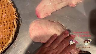 How to handle Monkfish liver.