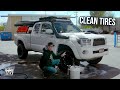 Properly Clean Tires BEFORE adding Shine, Dressing or Coating | DETAILS WITH LEVI