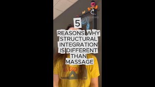 Structural Integration vs Massage