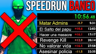 Hice un SPEEDRUN de BANEO en Gta Rp