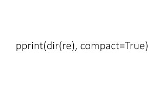 compact pprint in Python