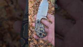 Blackside Customs With Mokume  Camo Carbon! #shorts #youtubeshorts #knives