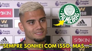 É DO VERDÃO! OLHA OQUE O ANDREAS PEREIRA FALOU APÓS ACERTO COM O PALMEIRAS! NOTICIAS DO PALMEIRAS