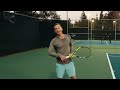 how to hit the perfect tennis serve toss masterclass