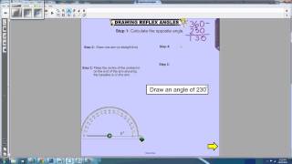Drawing Reflex Angles