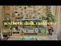 desk makeover 🌿 pinterest-inspired, desk organization, cozy aesthetic, productivity & gaming