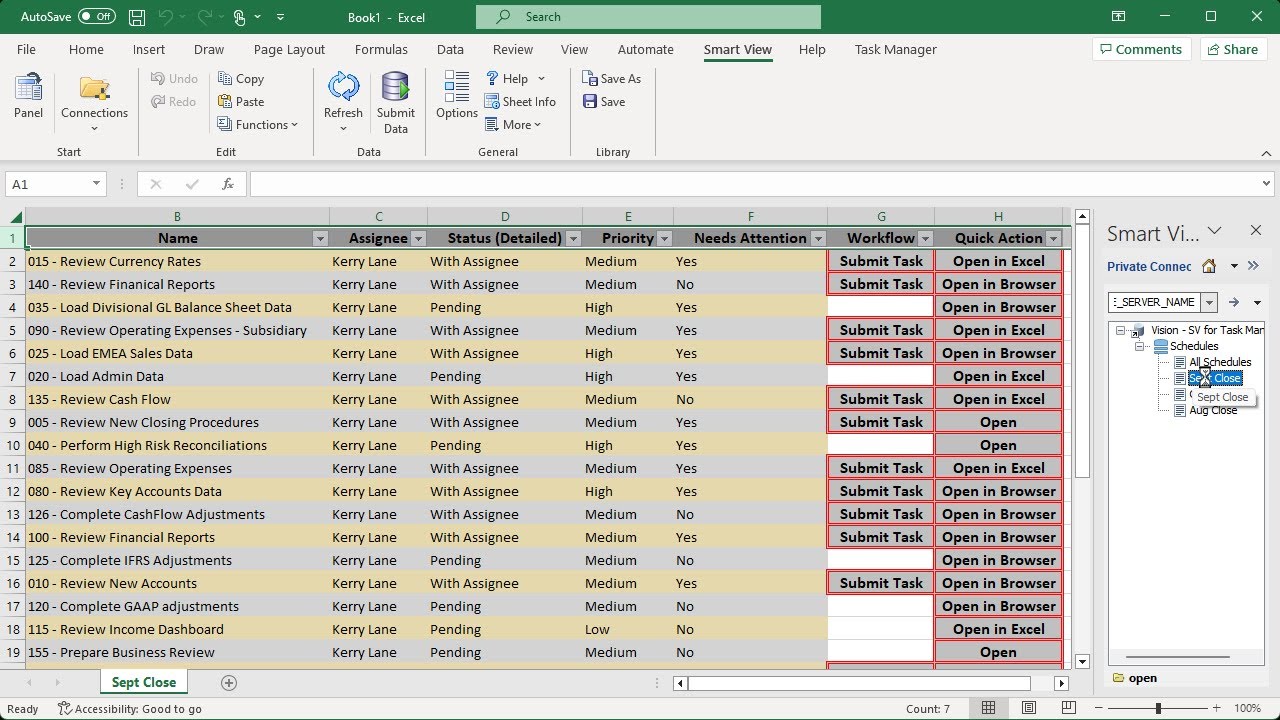 Managing Tasks Using Smart View Youtube