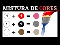 Mistura de cores: Mistura de BRANCO com Outra Cor DA QUE COR ?