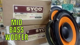 MID BASS WOOFER II SYCO II MADE IN KOLKATA