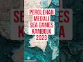 Perolehan medali SEA Games kamboja 2023 #shorts #seagames #timnasindonesia #asean