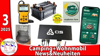 Camping and Motorhome News\u0026New Products 03/2025