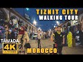 Tiznit city - Summer 2023 evening walking tour  🇲🇦  Morocco 4K UHD