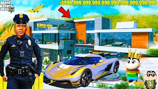 Franklin \u0026 Shinchan OPEN BILLIONAIRE CAR Showroom In GTA5 || SumitOP