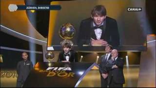 Gala FIFA Balón de Oro 2010 (Messi) y Premio Puskas al mejor gol. Canal + España