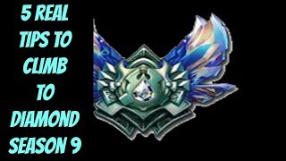 5 REAL Tips to Climb to Diamond In-Depth -- League of Legends -- Season 9