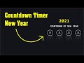 New Year Countdown Clock using Html CSS & vanilla Javascript | World JS