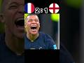 England vs France World cup final imaginary 2022 #mbappe #shorts #football