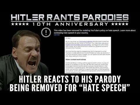 Hitler Reacts To His Parody Being Removed For "hate Speech" | Hitler's ...