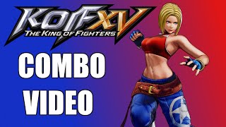 KOF XV  Day 1 Blue Mary combo video/guide