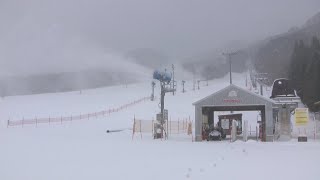 この冬一番の寒気　降り続く雪にスキー場からは期待の声「やっと降ってくれた」　岡山・真庭市