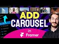 How to ADD CAROUSEL in Framer (Step by Step)