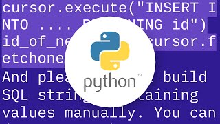 Python/postgres/psycopg2: getting ID of row just inserted