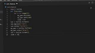 Python pattern program to print amazing pattern using turtle module for beginners part - 17 #video