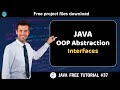 Java tutorial #37 | OOP Abstraction - Interfaces | Java course for beginners