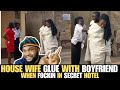 HOUSEWIFE  Caught GLUE  with BOYFRIEND FOCKIN In SECRET Hotel